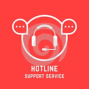 Hotline support service mark