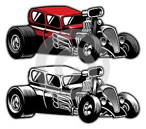 Hotrod custom car