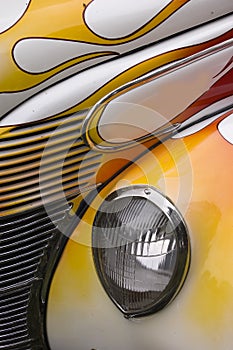 Hotrod Flames Abstract