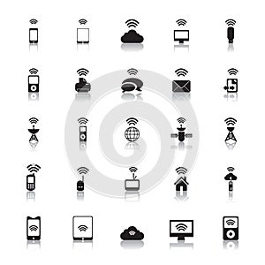 Hotspot Icons Wireless vector