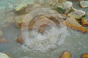 Hotsprings Of The Lake Furnas. Sao Miguel, Azores. Lagoa das Furnas Hotsprings