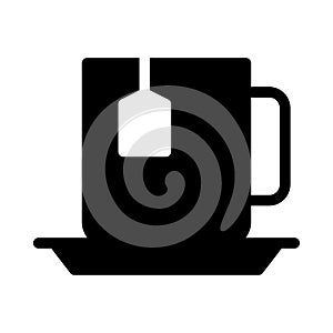 Hottea vector glyph flat con