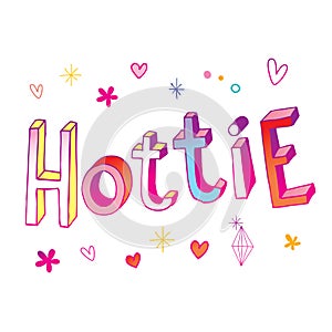 Hottie t-shirt design