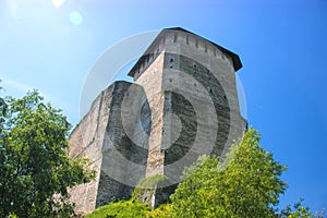 Hotyn fortress on the river Dniester