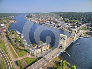 Houghton and It`s Lift Bridge and located in the Upper Peninsula of Michigan