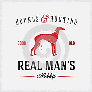 Hounds and Hunting Real Mans Hobbies Abstract