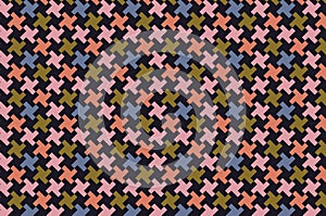 Hounds tooth seamless pattern background.