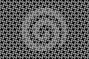 Hounds tooth seamless pattern on dark background.