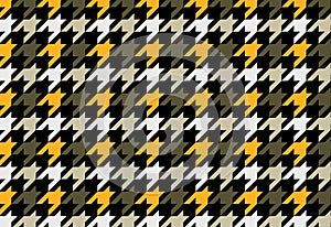 Houndstood seamless pattern background .