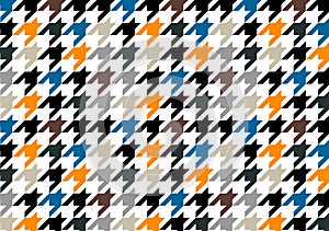 Houndstood seamless pattern background .