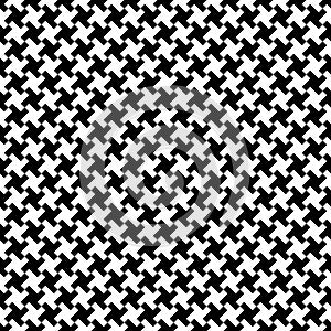 Houndstooth fabric pattern, vector seamless pattern