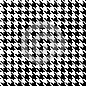 Houndstooth pattern background in black and white