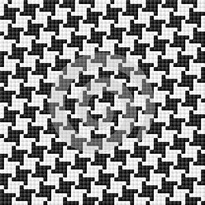 Houndstooth pattern. Seamless pattern. photo