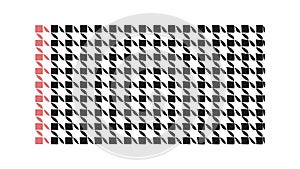Houndstooth Pattern Texture Vector Illustration Textile, vector design Generative AI