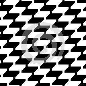 Houndstooth repeating monochrome pattern