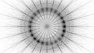 24 hour galactic clock inverted black and white abstract effect