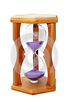 Hour glass isolated