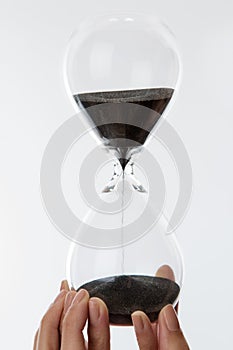 Hour glass sand timer