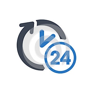 24 Hour Refresh Icon