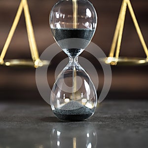 Hourglass. The criminal law.