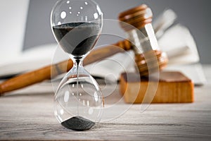 Hourglass The criminal law.