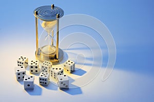 Hourglass and Dice