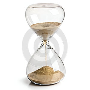 Hourglass Isolated on White Background
