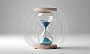 Hourglass Marking Time in a Modern World AI Generated