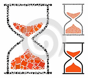 Hourglass Mosaic Icon of Tuberous Pieces