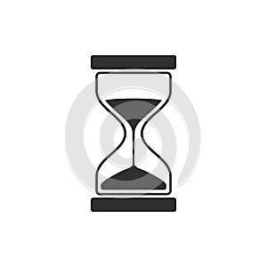 Hourglass simple icon.