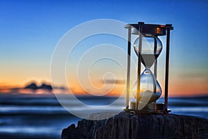 Hourglass Sunrise Outdoors