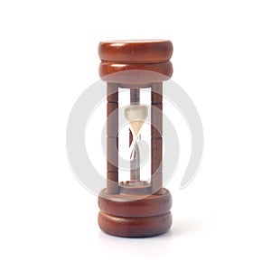 Hourglasses isolated on white background