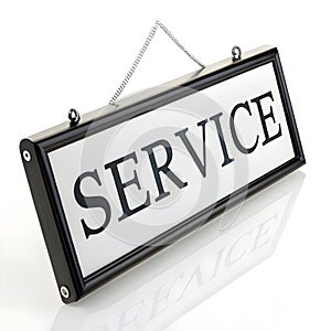 24 hours service sign icon