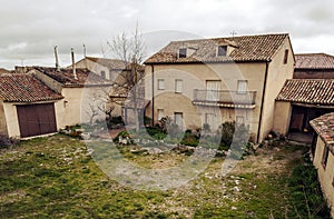 House with abandoned garden photo