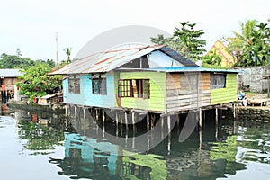 House above sea in Manokwari