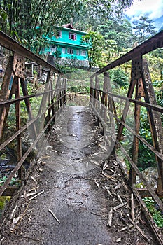 Casa Attraverso ponte 