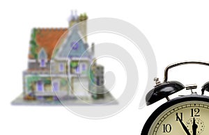 House with alarm-clock