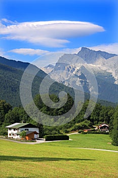 House in the alps