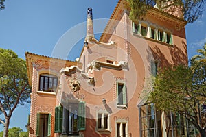 House of Antoni Gaudi and museum in Park Guell