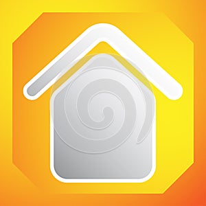 House, aparment, cabin icon, symbol and logo