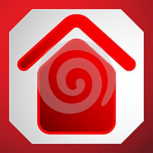 House, aparment, cabin icon, symbol and logo