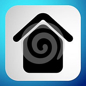 House, aparment, cabin icon, symbol and logo