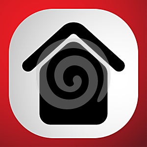 House, aparment, cabin icon, symbol and logo