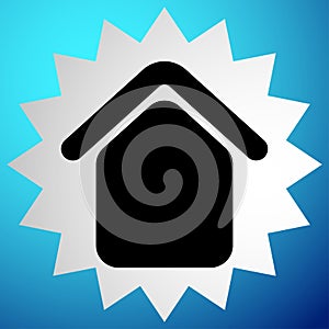 House, aparment, cabin icon, symbol and logo