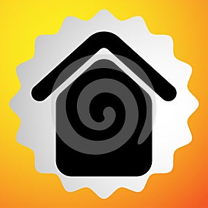 House, aparment, cabin icon, symbol and logo