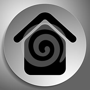 House, aparment, cabin icon, symbol and logo