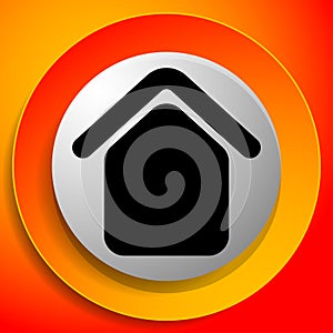 House, aparment, cabin icon, symbol and logo