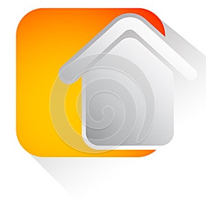 House, aparment, cabin icon, symbol and logo