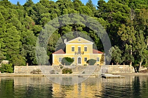 House of Aristotelis Valaoritis on Madouri island, Greece