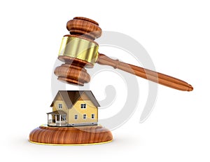 House auction concept.